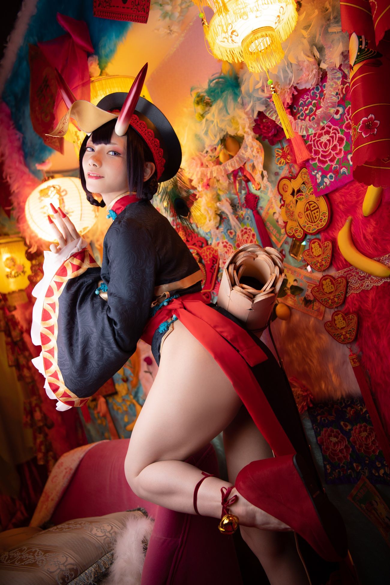 Cosplay CherryS 尊みを感じて桜井酒呑童子キョンシー (22)