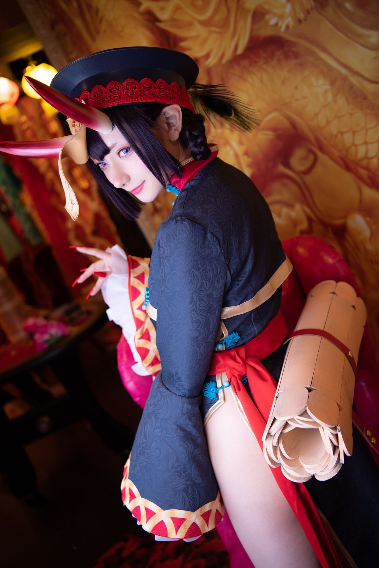 Cosplay CherryS 尊みを感じて桜井酒呑童子キョンシー (49)