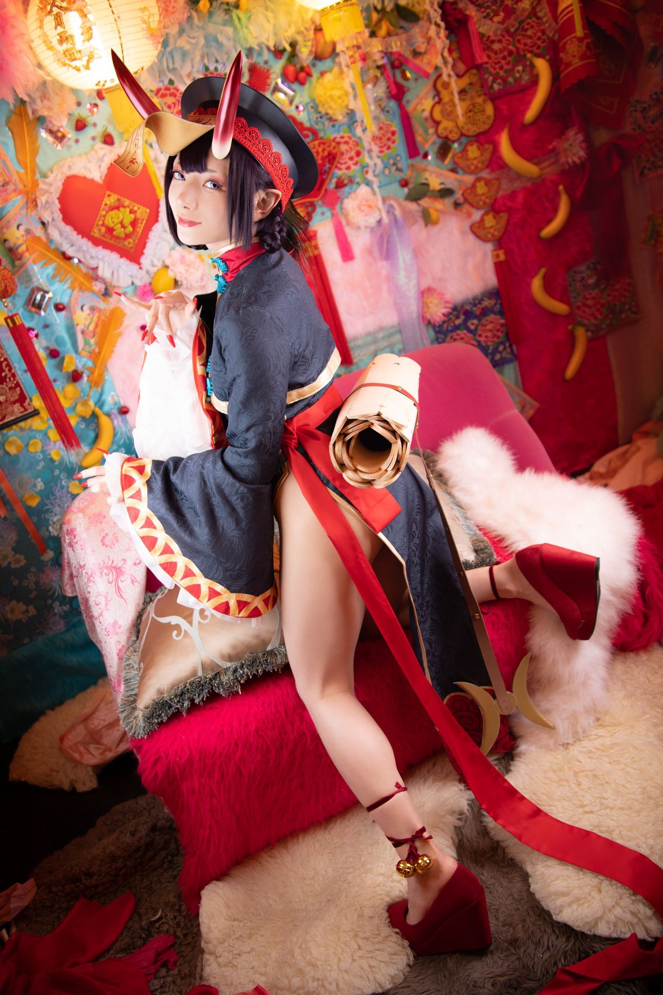 Cosplay CherryS 尊みを感じて桜井酒呑童子キョンシー (27)