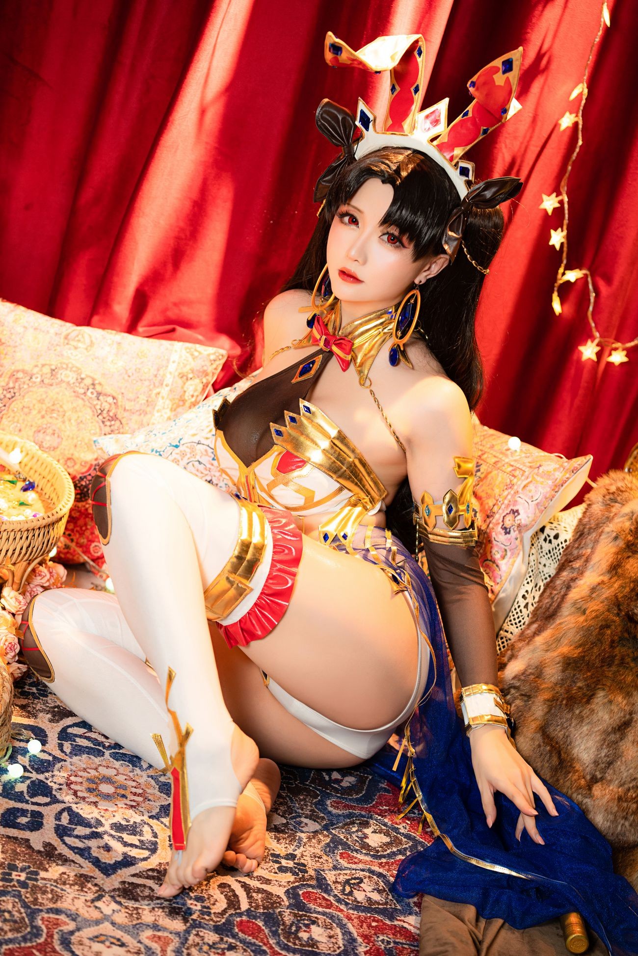 微博美少女星之迟迟Cosplay性感写真伊什塔尔同人伊斯塔凛 (13)