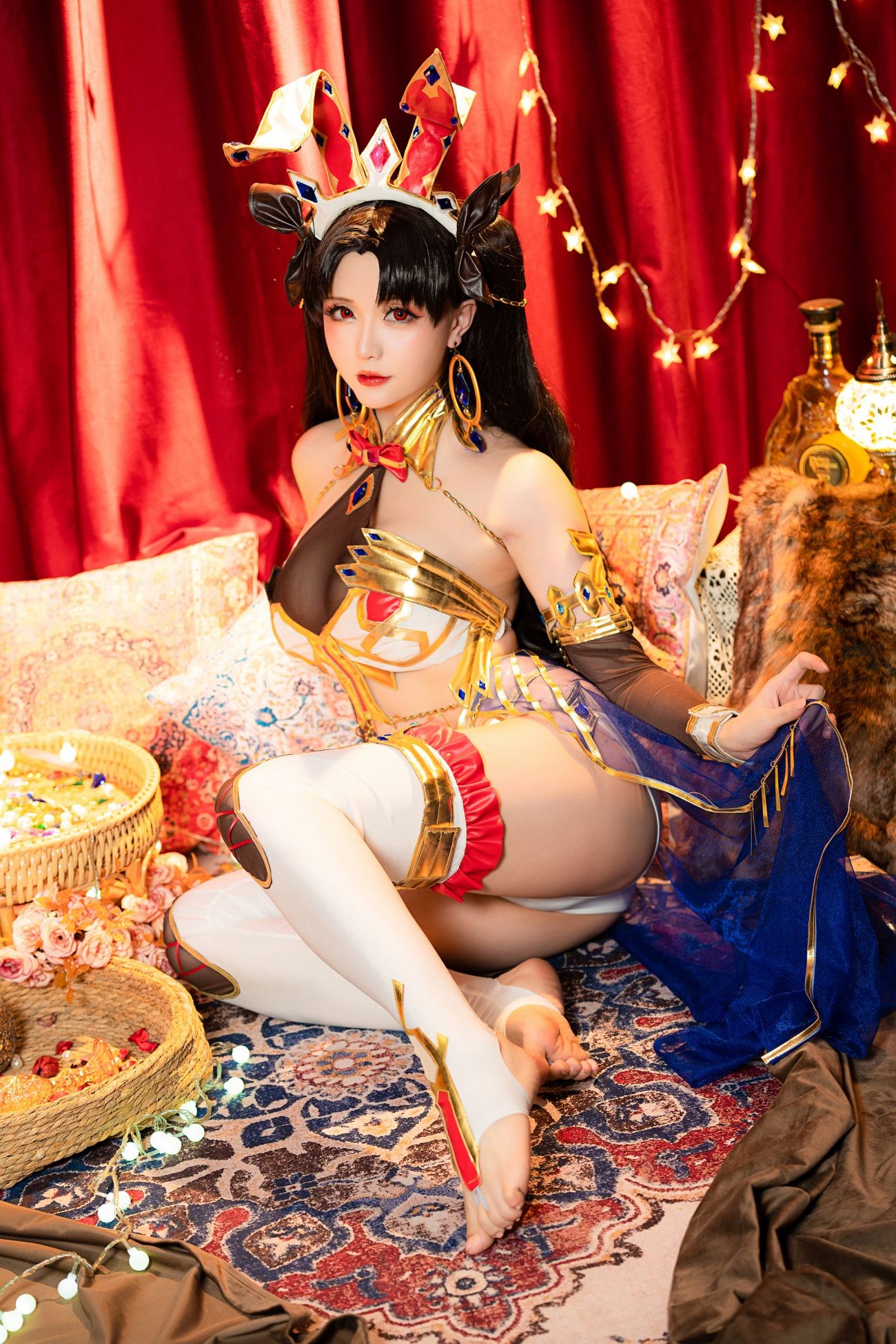 微博美少女星之迟迟Cosplay性感写真伊什塔尔同人伊斯塔凛 (12)