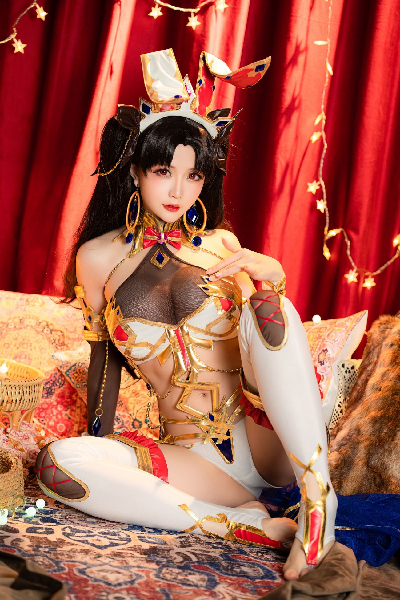 微博美少女星之迟迟Cosplay性感写真伊什塔尔同人伊斯塔凛 (14)