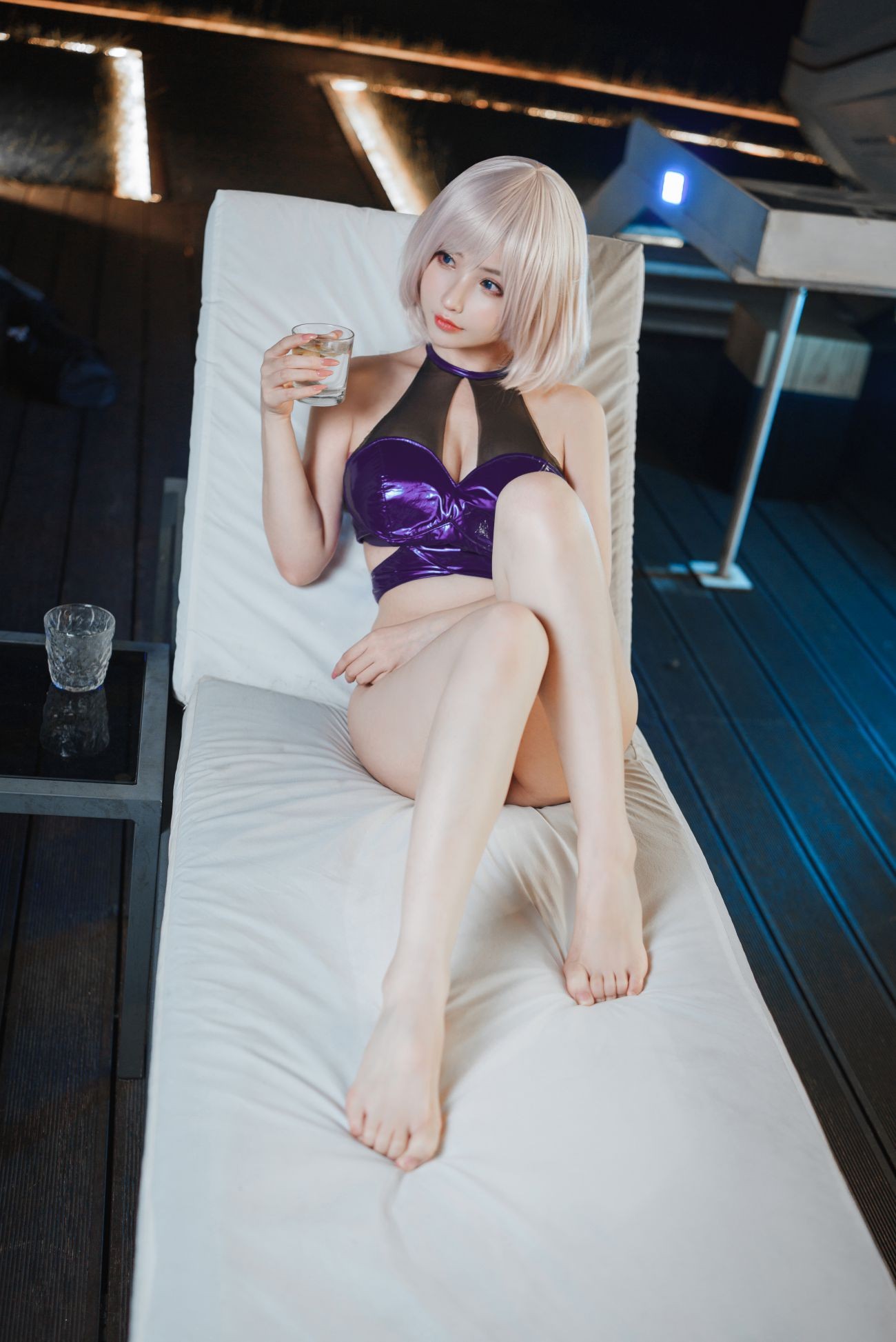 微博美少女rioko凉凉子Cosplay性感写真电光机王貉 (33)