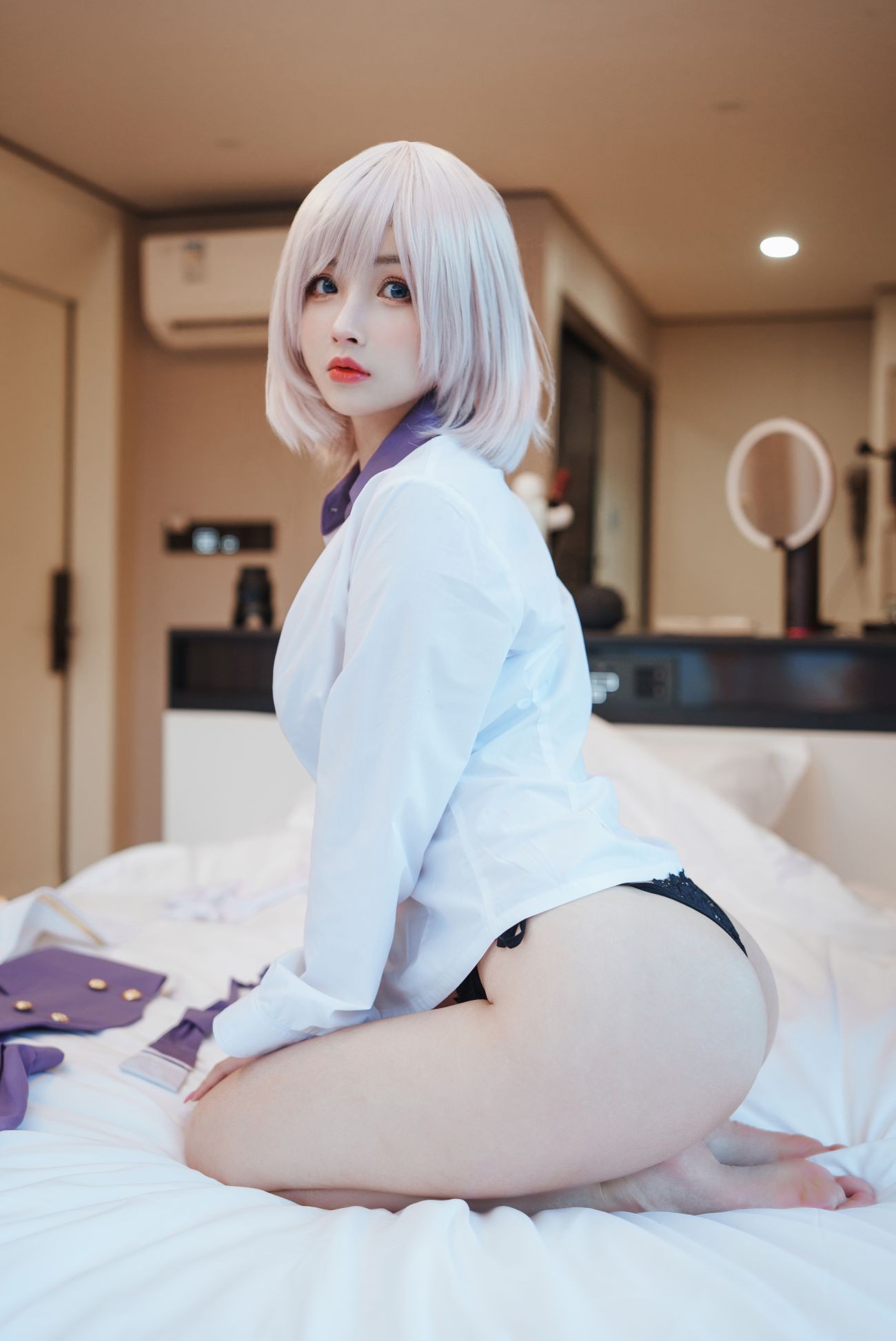 微博美少女rioko凉凉子Cosplay性感写真电光机王貉 (25)