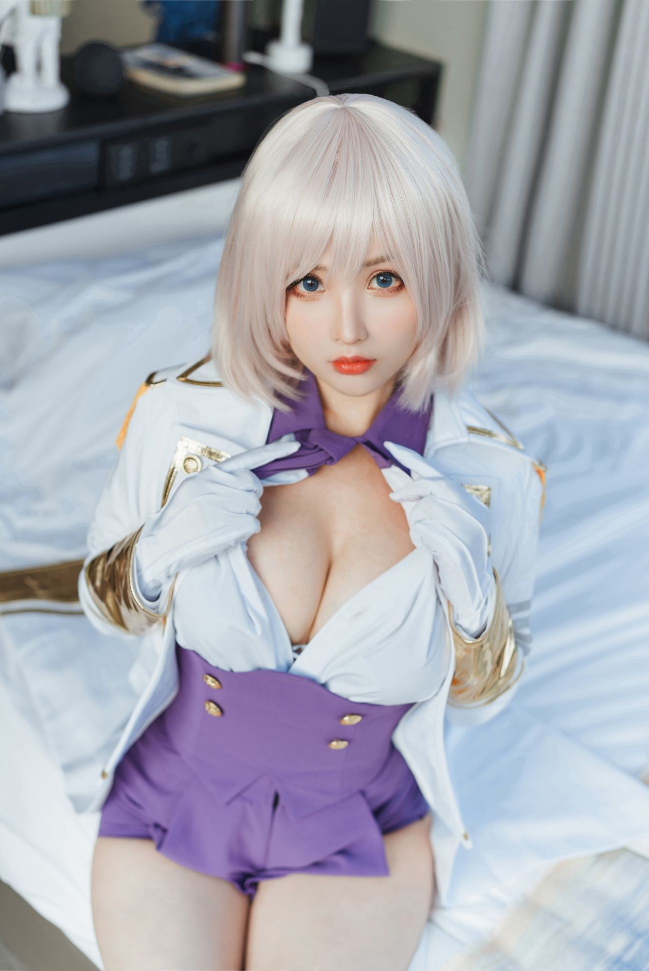 微博美少女rioko凉凉子Cosplay性感写真电光机王貉 (13)