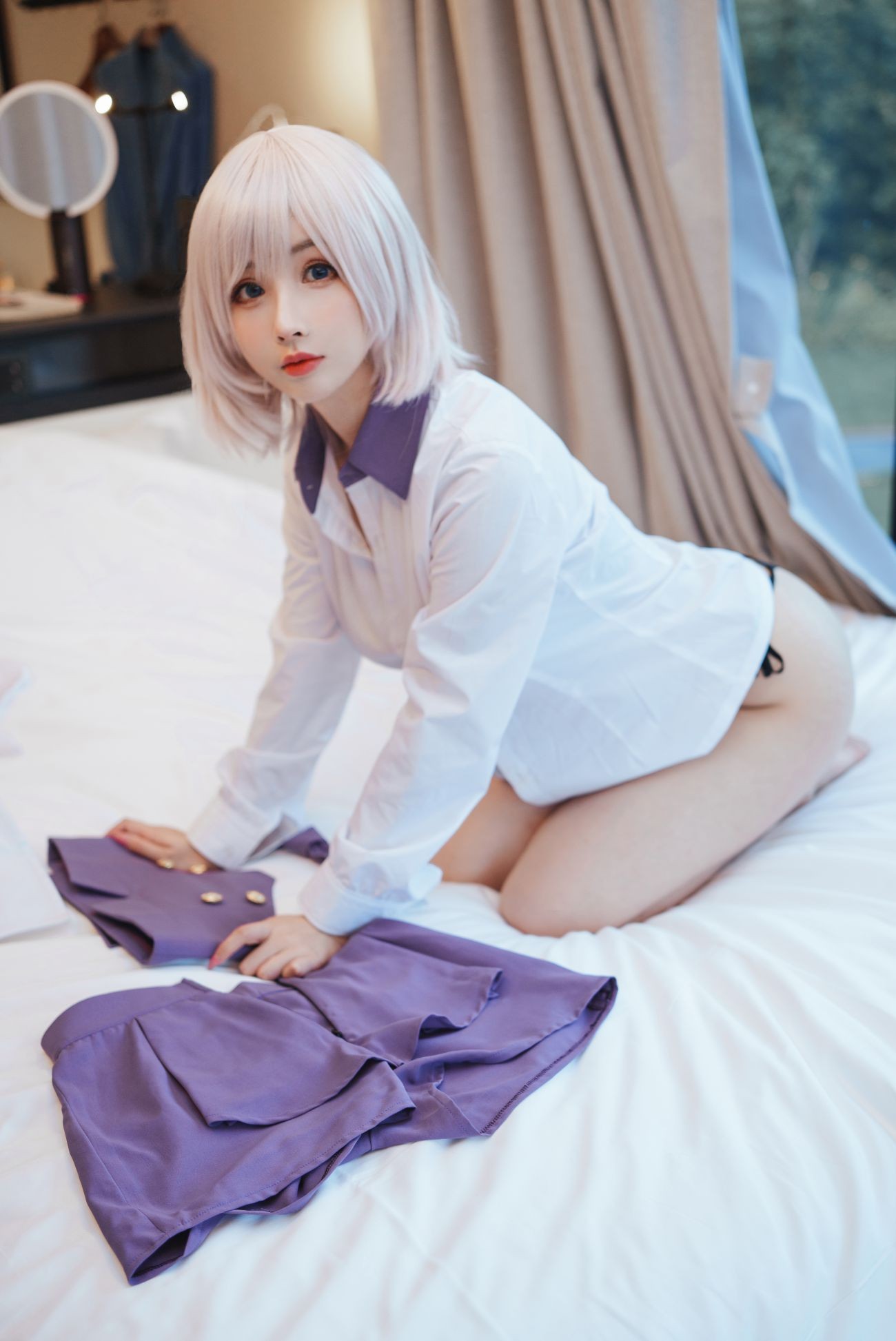 微博美少女rioko凉凉子Cosplay性感写真电光机王貉 (24)