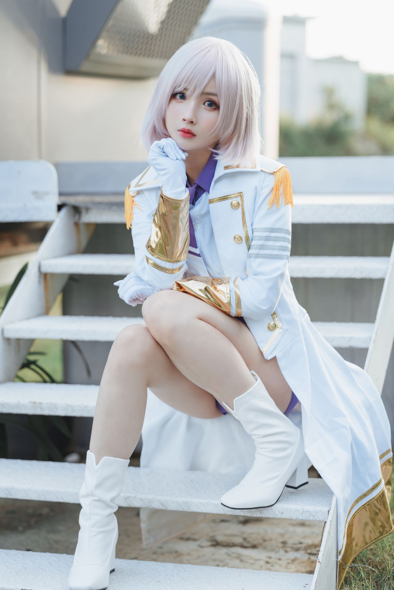 微博美少女rioko凉凉子Cosplay性感写真电光机王貉 (9)