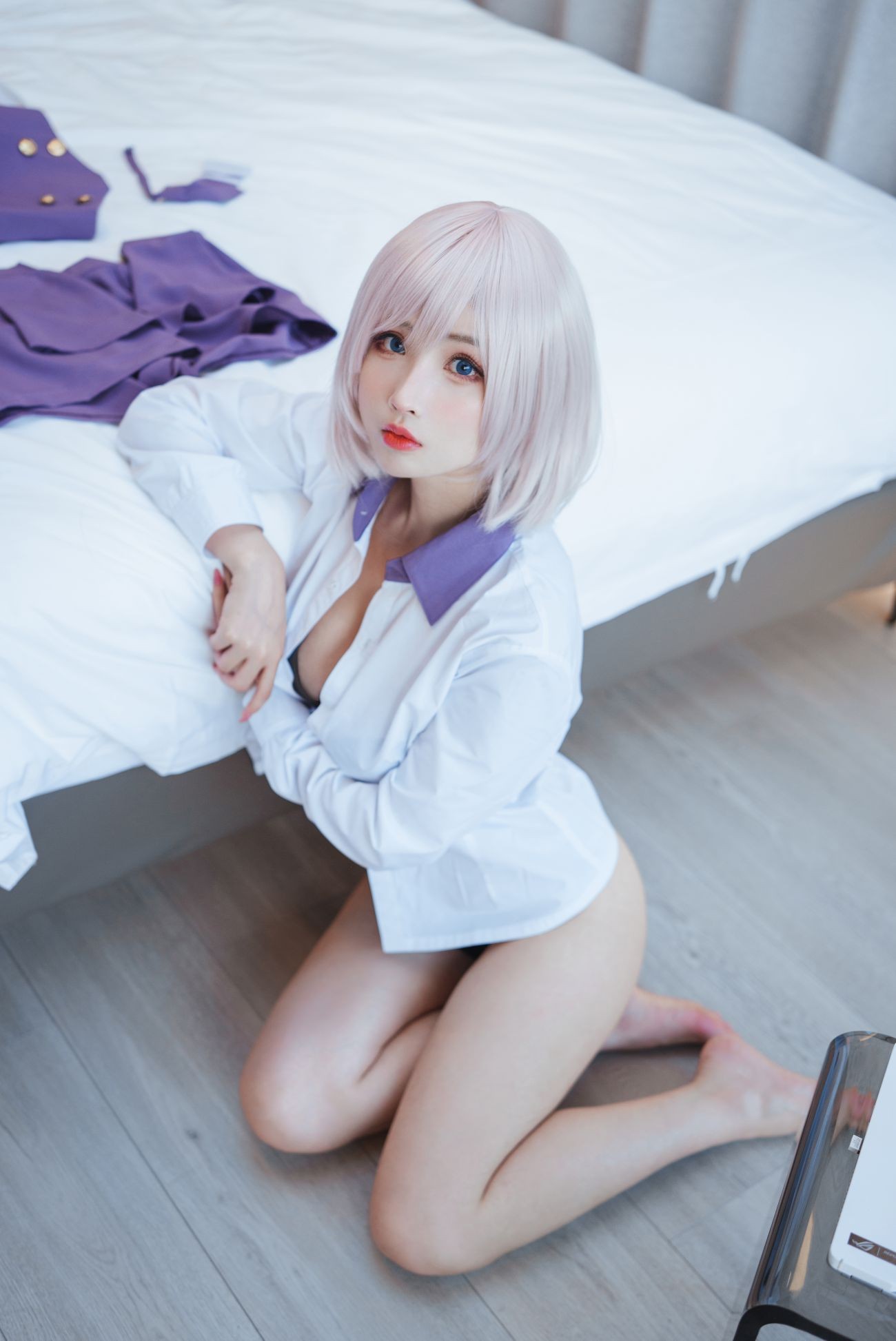 微博美少女rioko凉凉子Cosplay性感写真电光机王貉 (15)