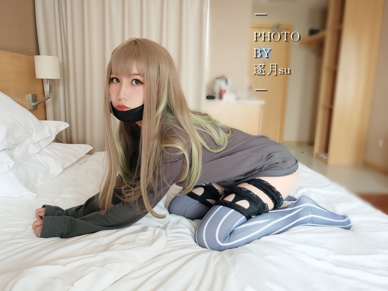 微博美少女逐月su Cosplay写真,汉森cos (6)