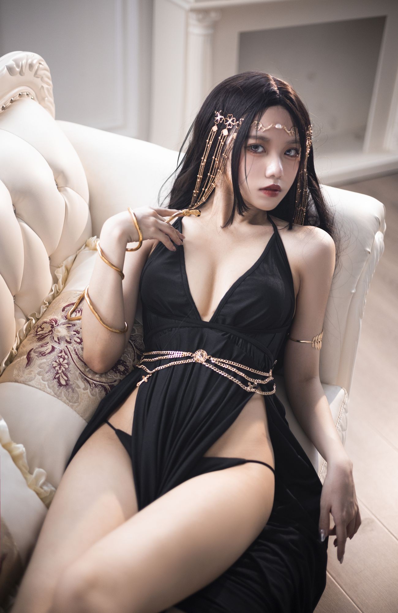 微博美少女果咩酱Cosplay性感写真反派角色 (22)