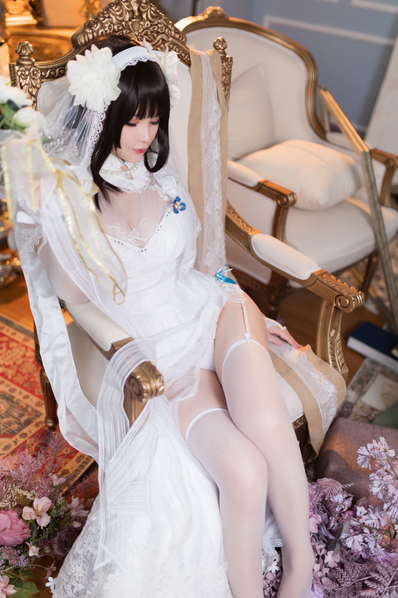 微博美少女前羽Cosplay性感写真燕尔新婚 (21)