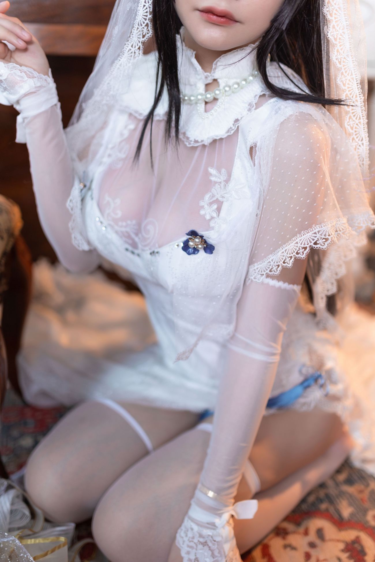 微博美少女前羽Cosplay性感写真燕尔新婚 (25)