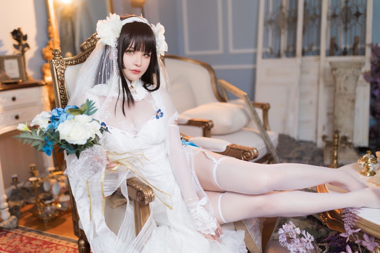 微博美少女前羽Cosplay性感写真燕尔新婚 (22)