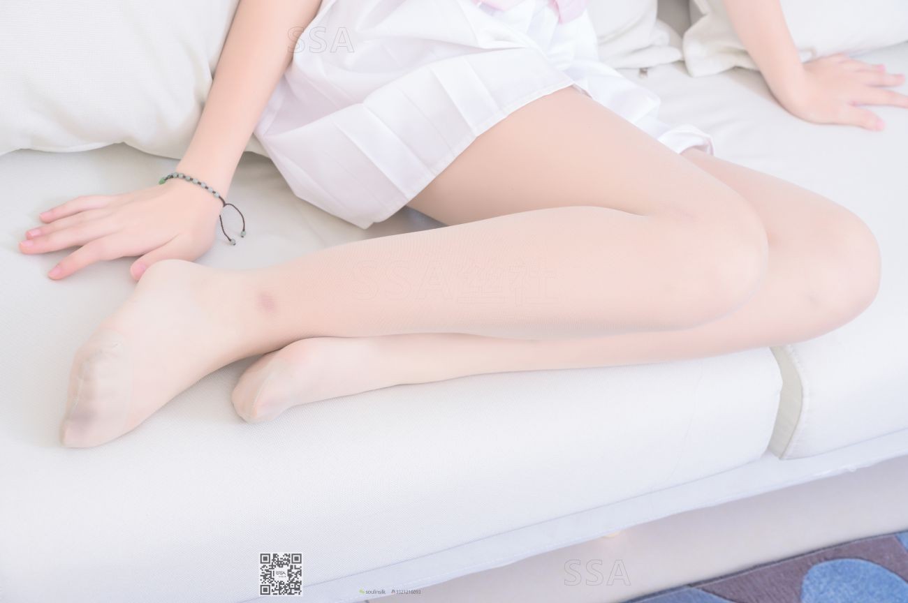 SSA丝社嫩模丝袜美脚写真第No.236期花季少女宝宝的JK制服 (44)