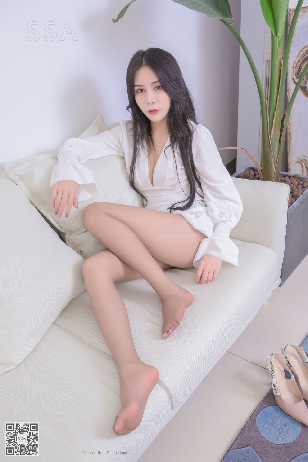 SSA丝社嫩模丝袜美脚写真第No.240期娜娜冷艳御姐的C面下 (22)