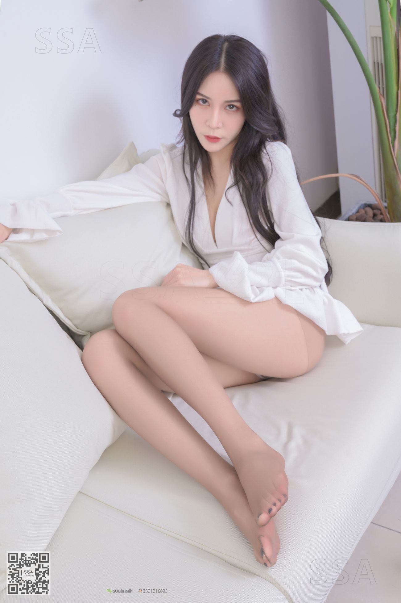 SSA丝社嫩模丝袜美脚写真第No.240期娜娜冷艳御姐的C面下 (21)