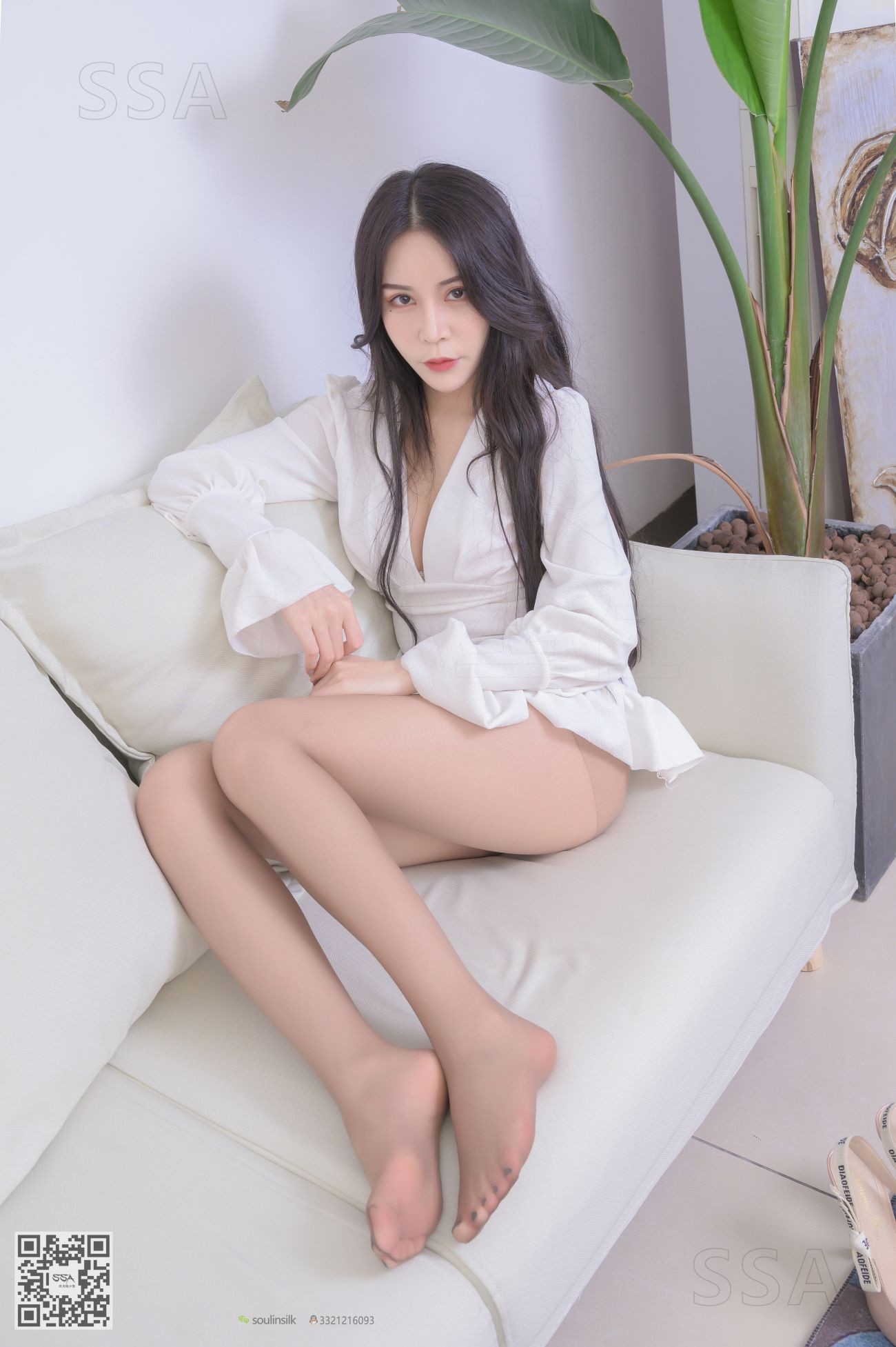 SSA丝社嫩模丝袜美脚写真第No.240期娜娜冷艳御姐的C面下 (19)