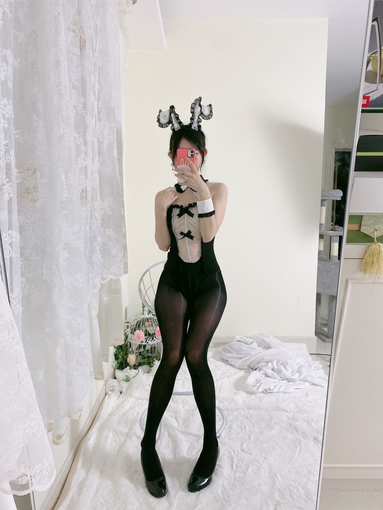 微博美少女51酱Cosplay性感写真油光袜 (26)