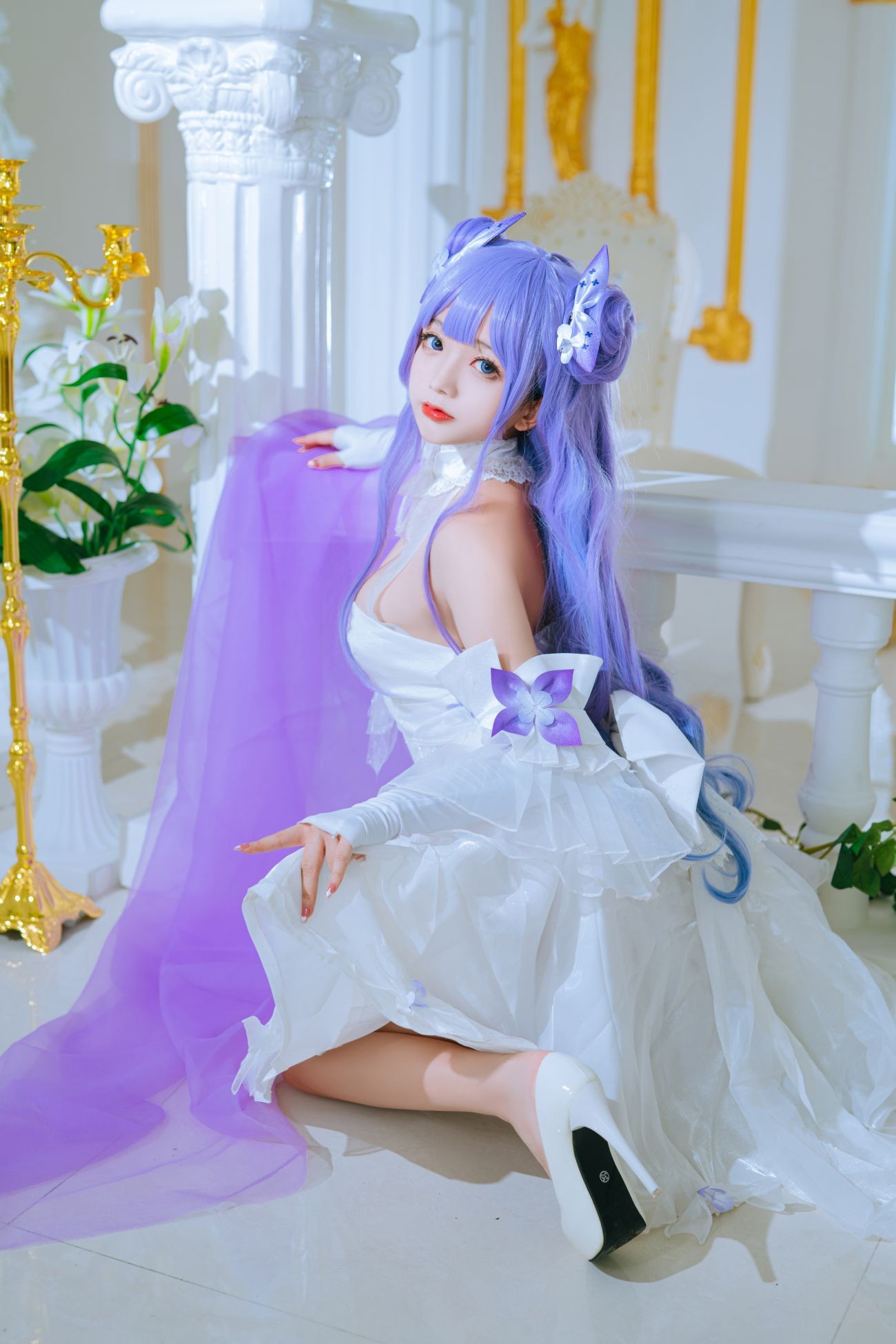 微博美少女日奈娇Cosplay性感写真独角兽兵装 (14)