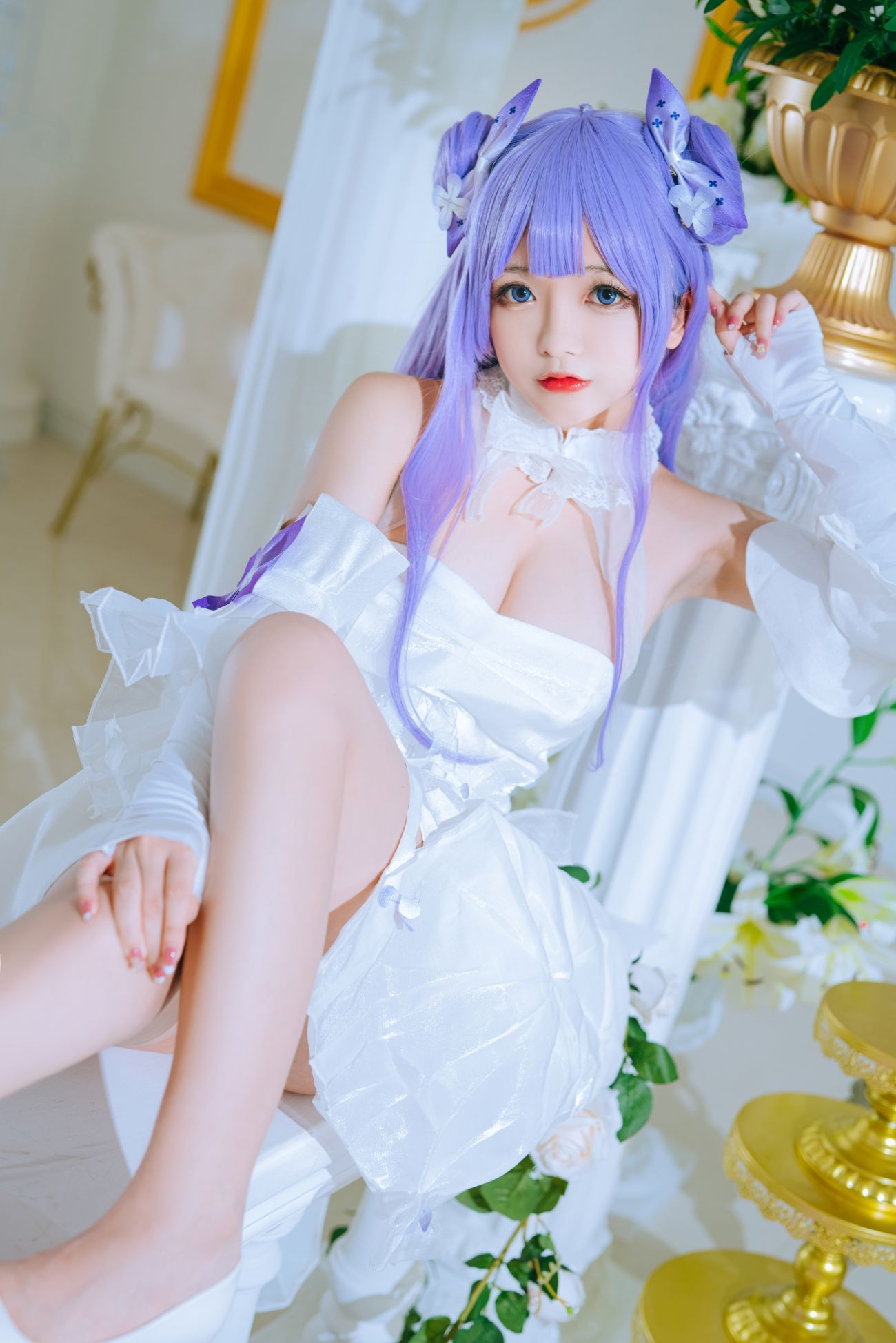 微博美少女日奈娇Cosplay性感写真独角兽兵装 (8)