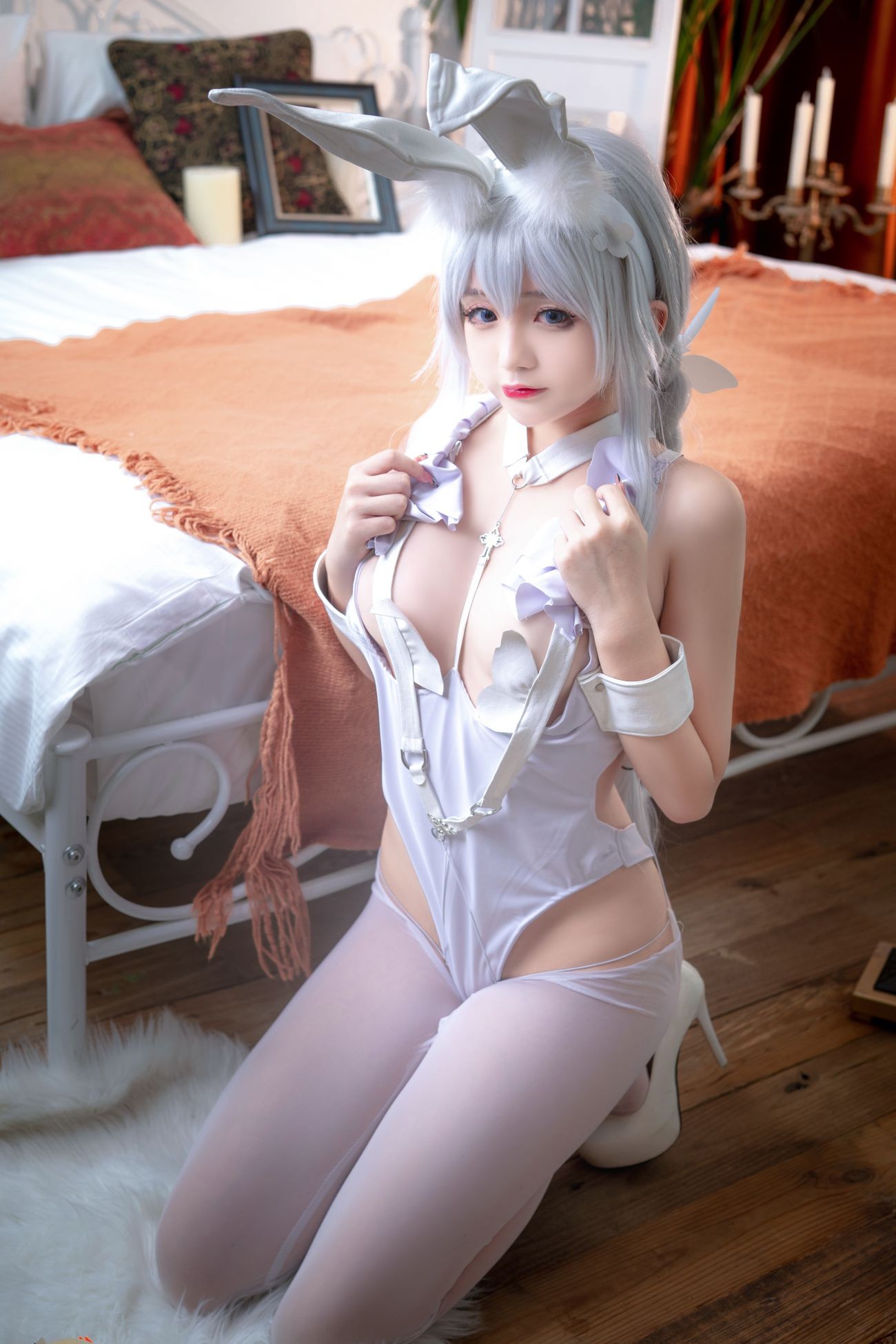 微博美少女日奈娇Cosplay性感写真恶毒 (2)