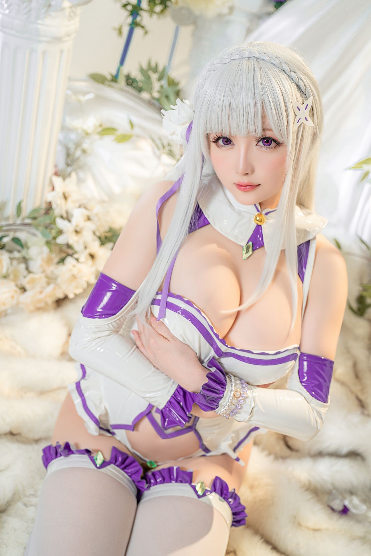 微博美少女星之迟迟Cosplay性感写真爱蜜莉雅 (4)