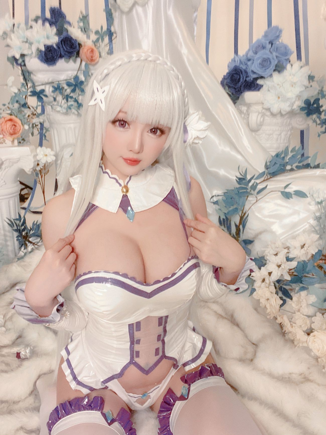 微博美少女星之迟迟Cosplay性感写真爱蜜莉雅 (98)