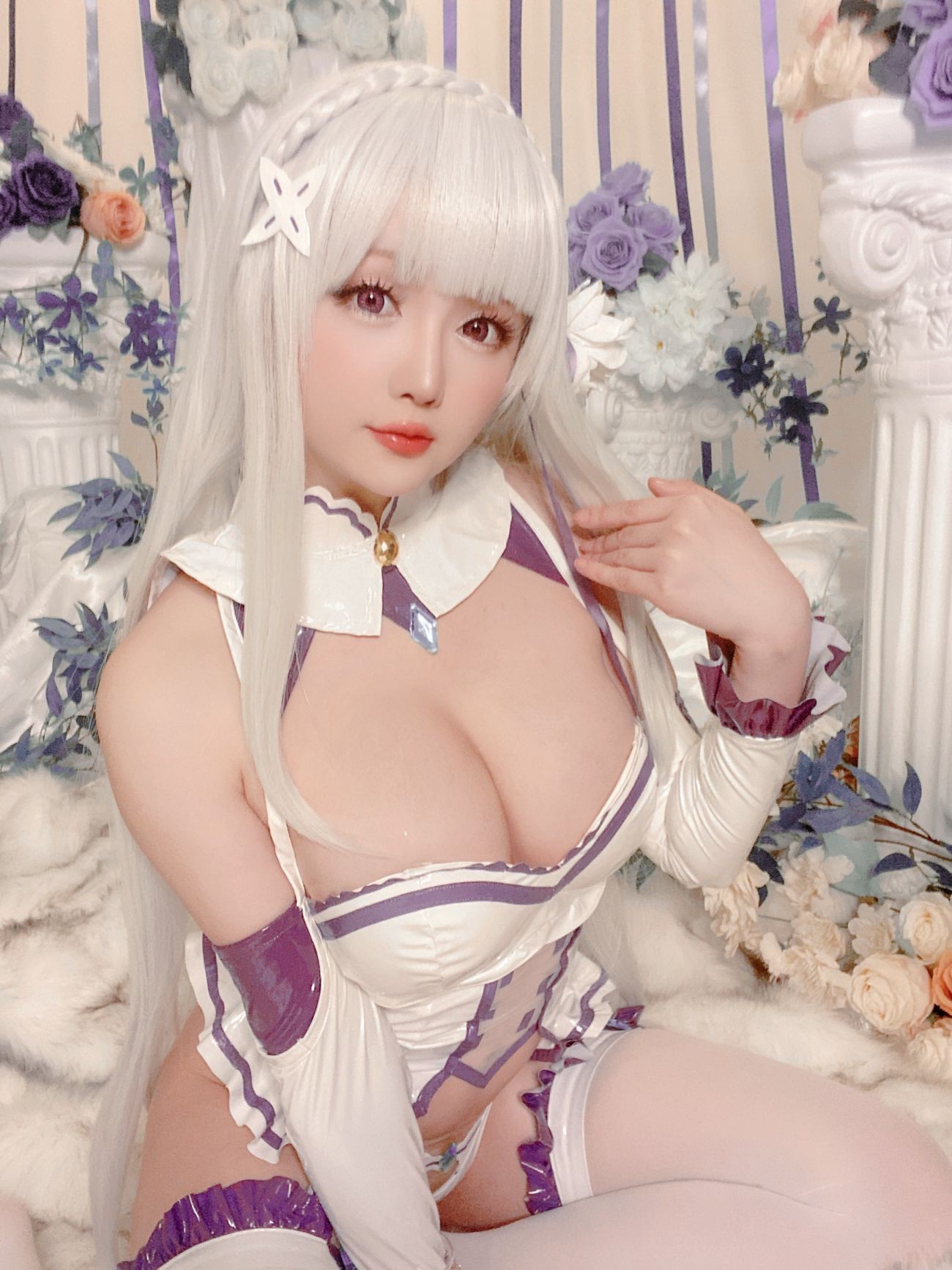 微博美少女星之迟迟Cosplay性感写真爱蜜莉雅 (91)