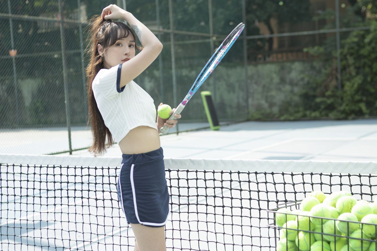 YITUYU艺图语模特唯美写真2021.08.13期网球少女巧玲 (10)