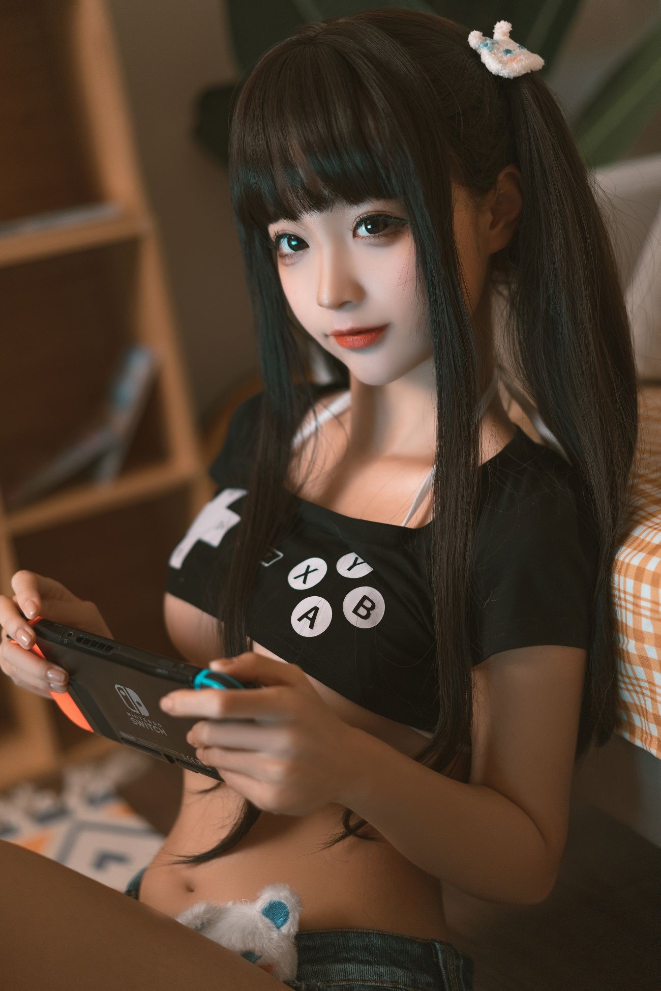 微博美少女蠢沫沫Cosplay性感写真健身环 (10)