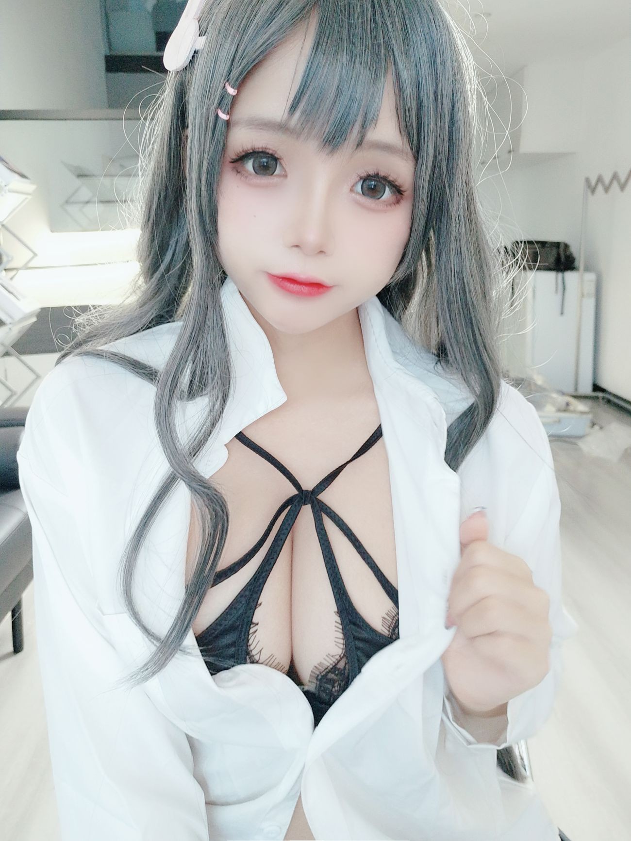 微博美少女日奈娇Cosplay性感写真麻衣校服 (62)