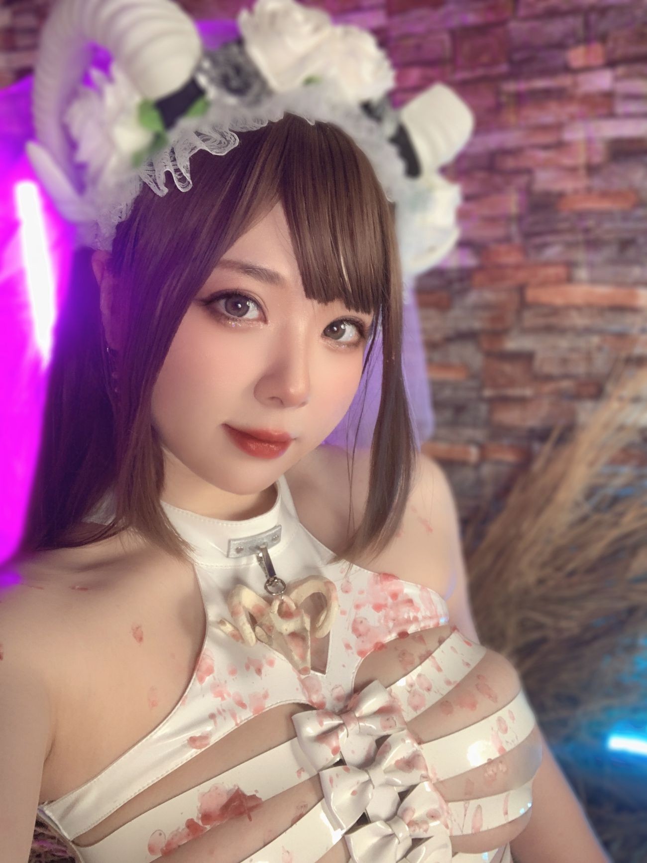 微博美少女皮皮奶可可爱了啦Cosplay性感写真地狱新娘 (65)