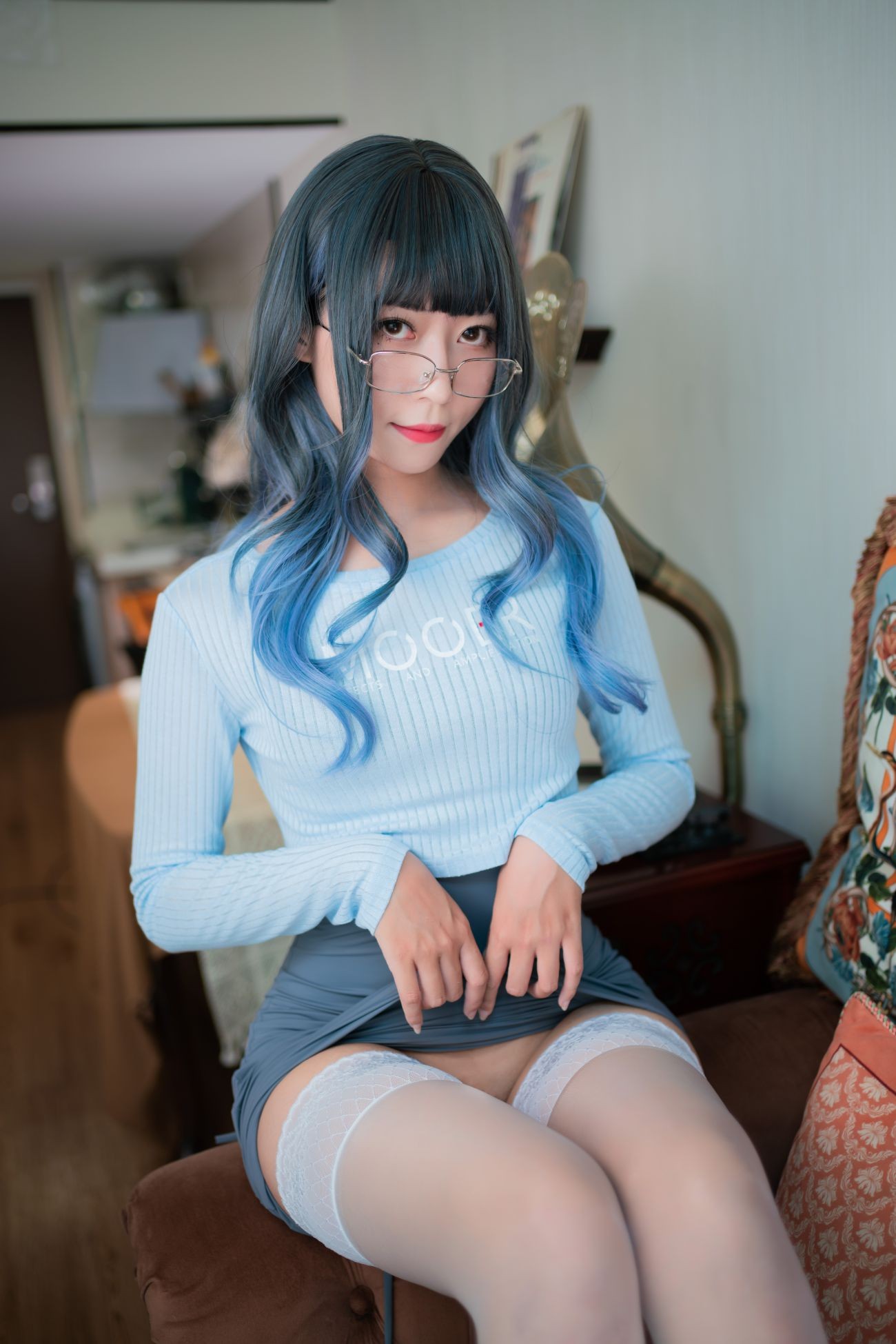 微博美少女Money冷冷性感写真吉他少女 (68)