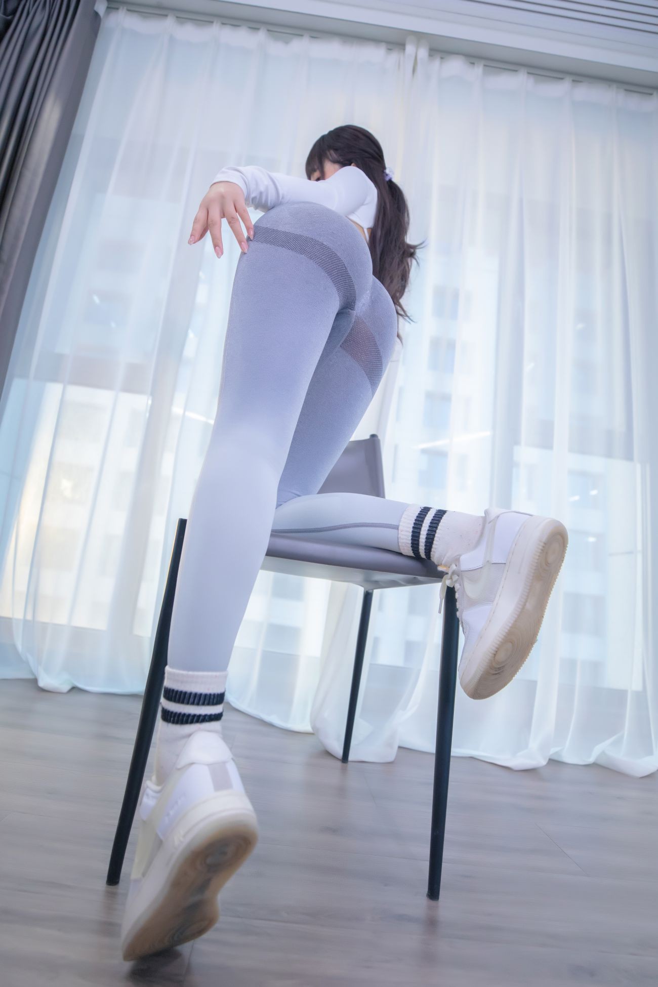 微博美少女神楽板真冬Cosplay性感写真瑜伽少女 (30)