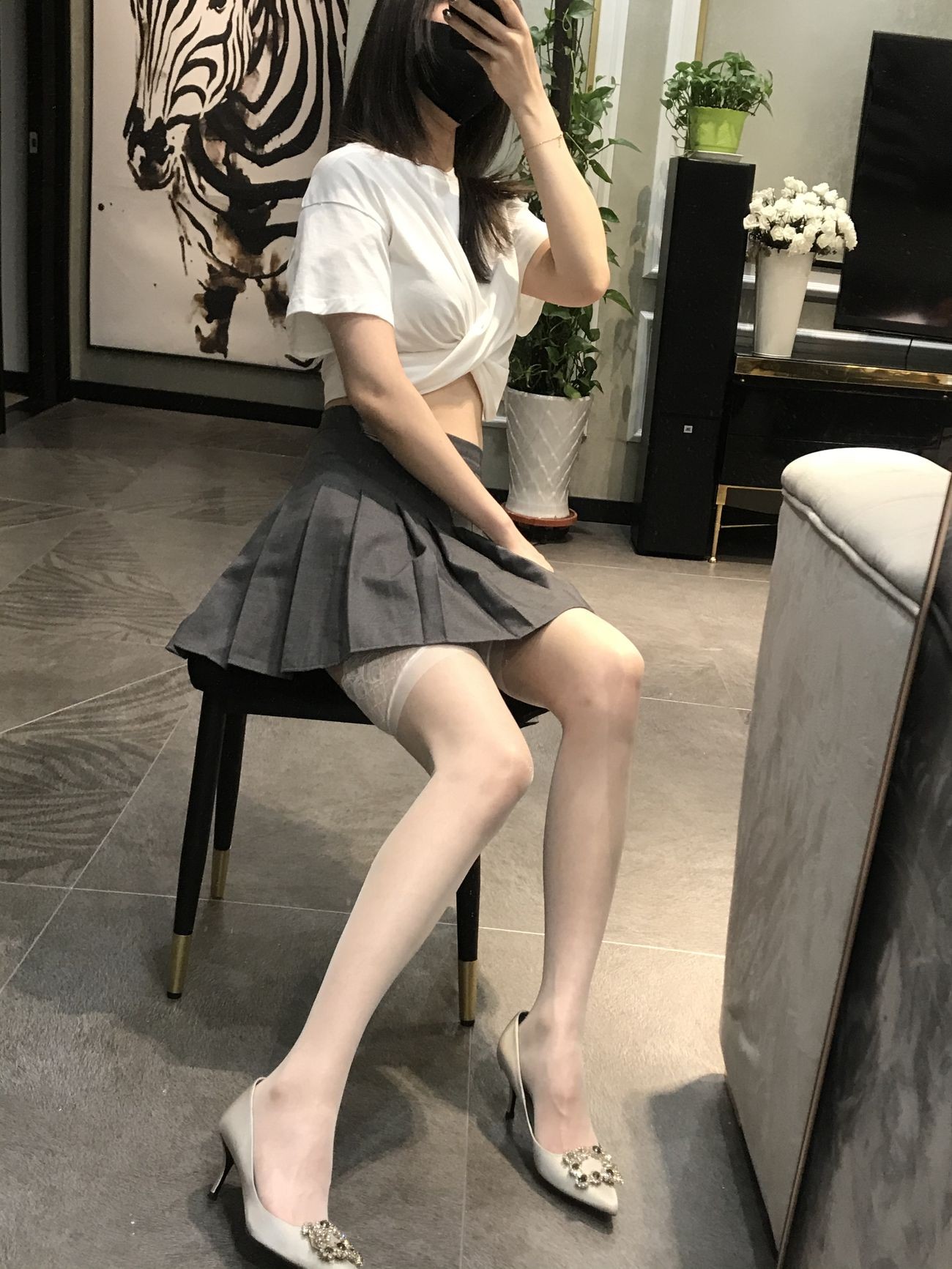 美丝博主麋鹿Monroe圆臀诱惑 (22)