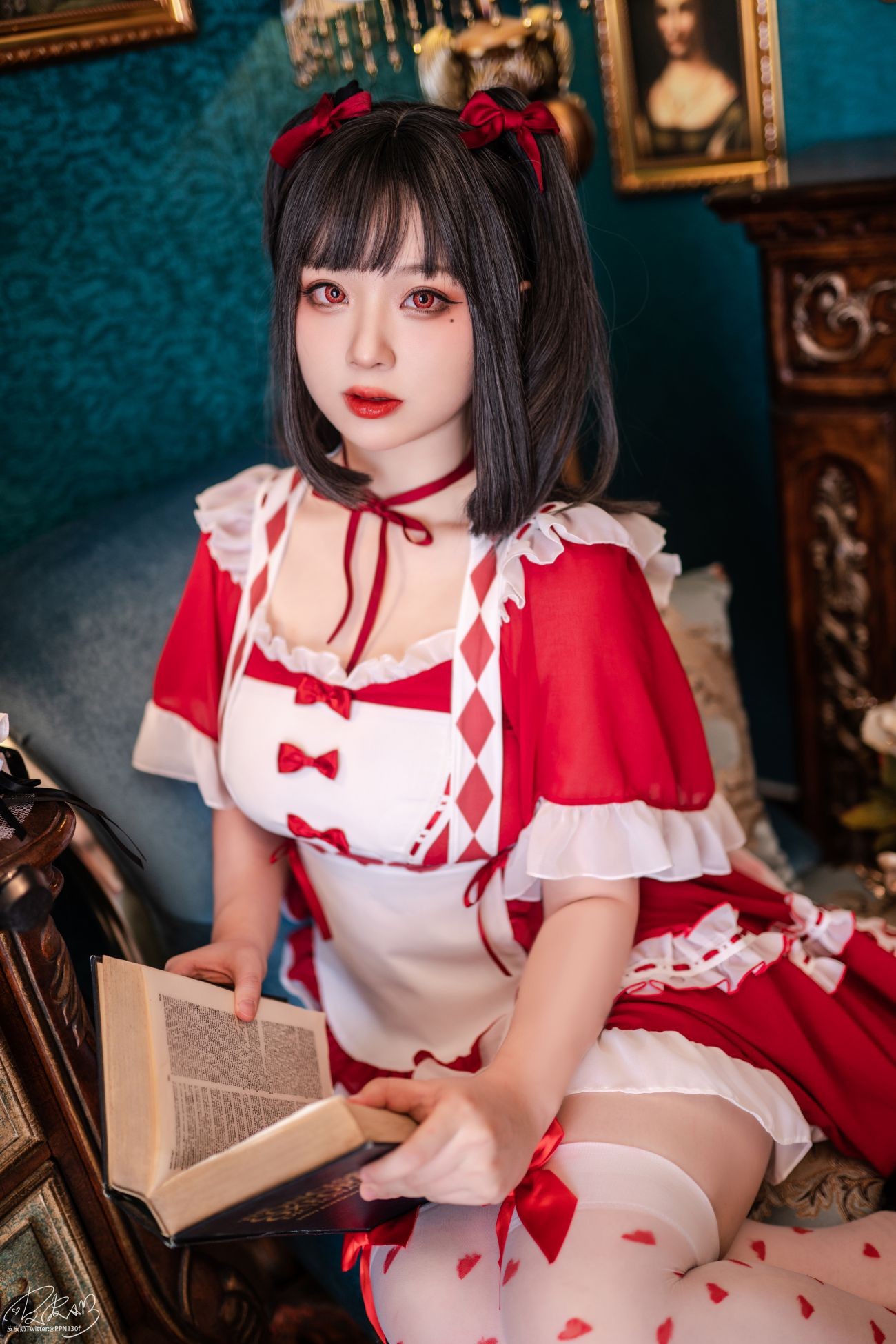 微博美少女皮皮奶可可爱了啦Cosplay性感写真元月贺图 (31)