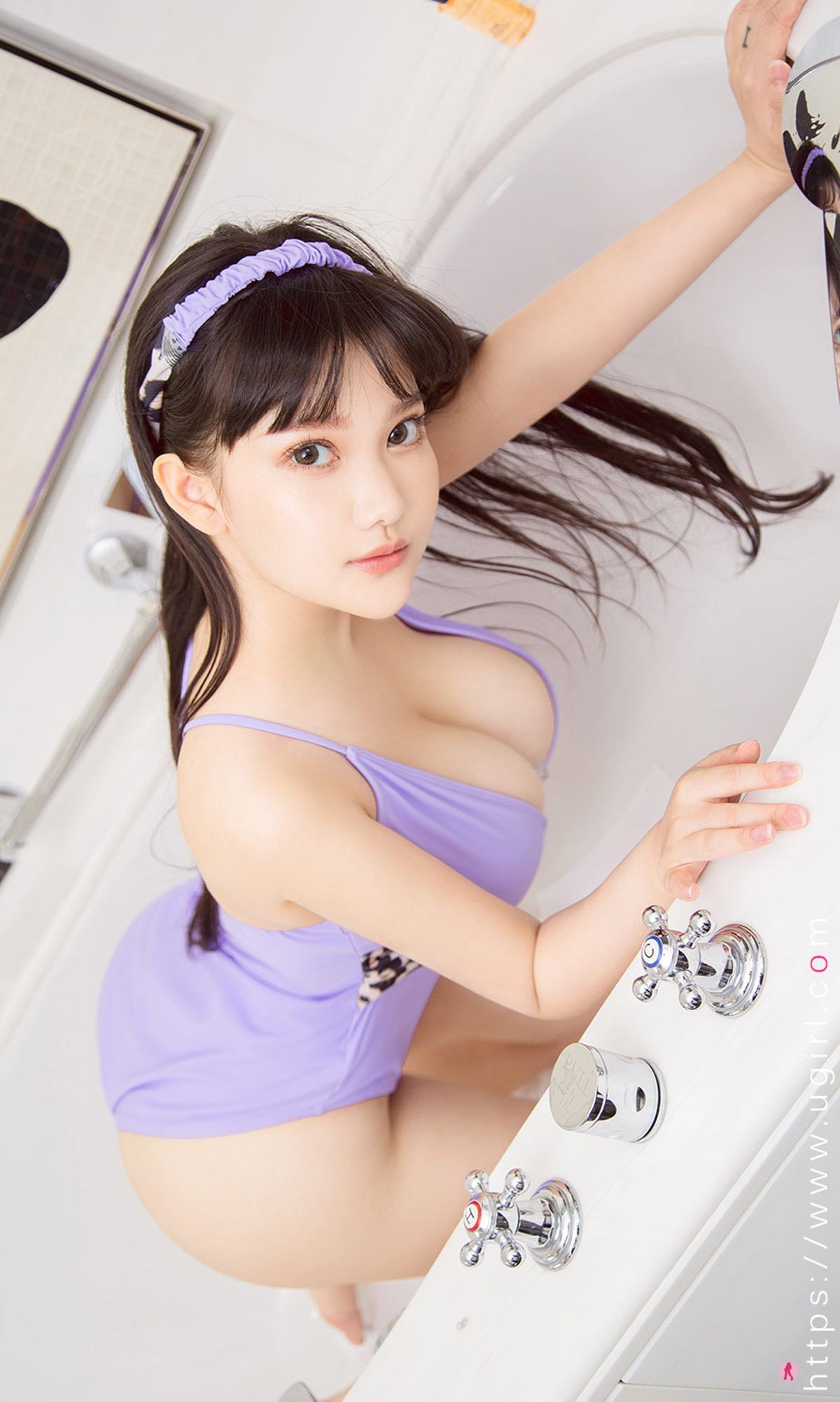 Ugirls爱尤物尤果圈美女模特写真第No.2267期紫色甜心小尤奈 (31)