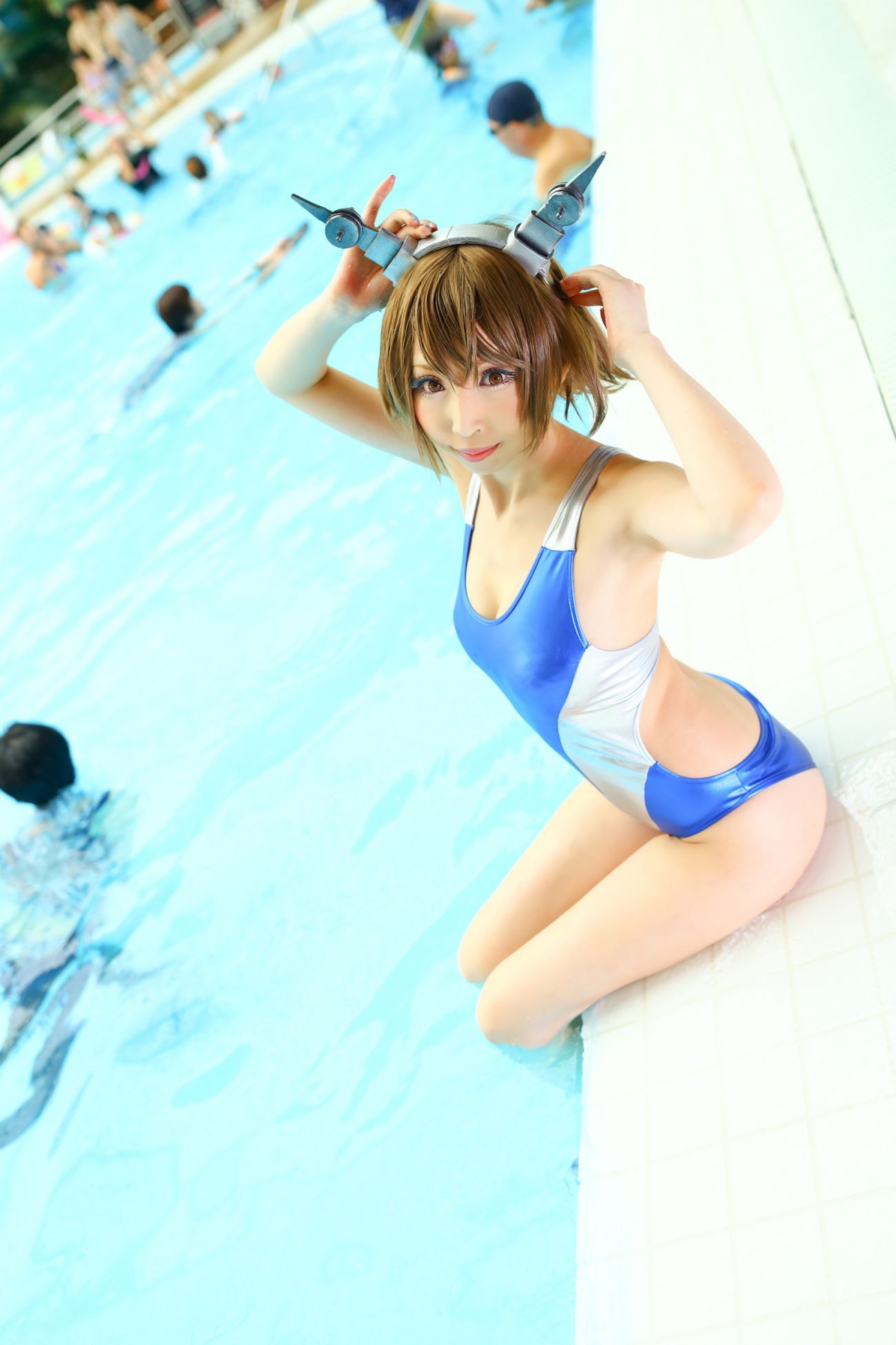 Cosplay KURUPIKA 桃色れく 提督の水遊び (135)