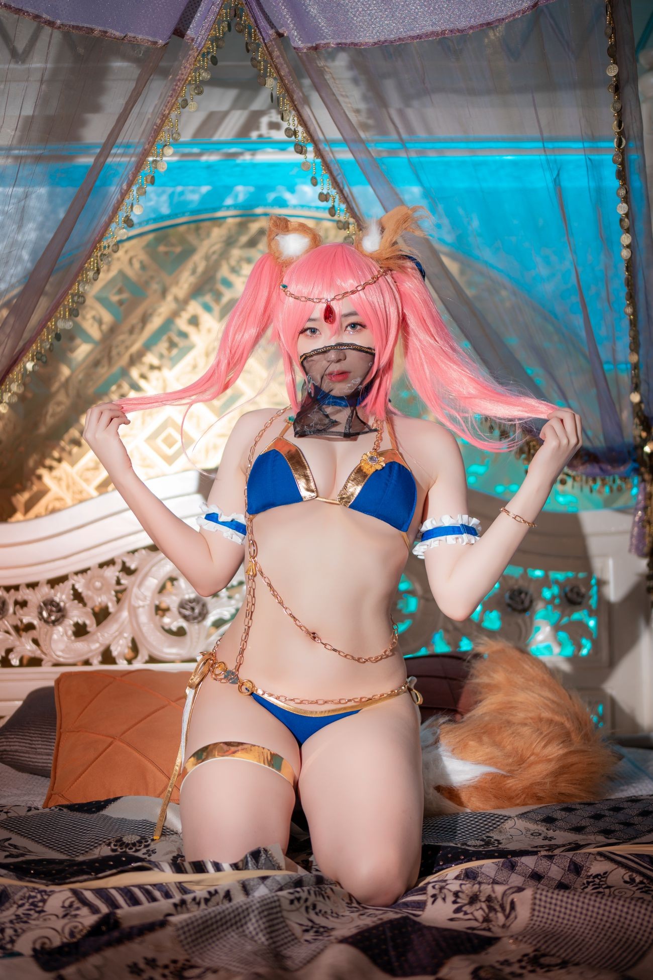 CreamSoda Bambi Cosplay Tamamo&Kama (2)