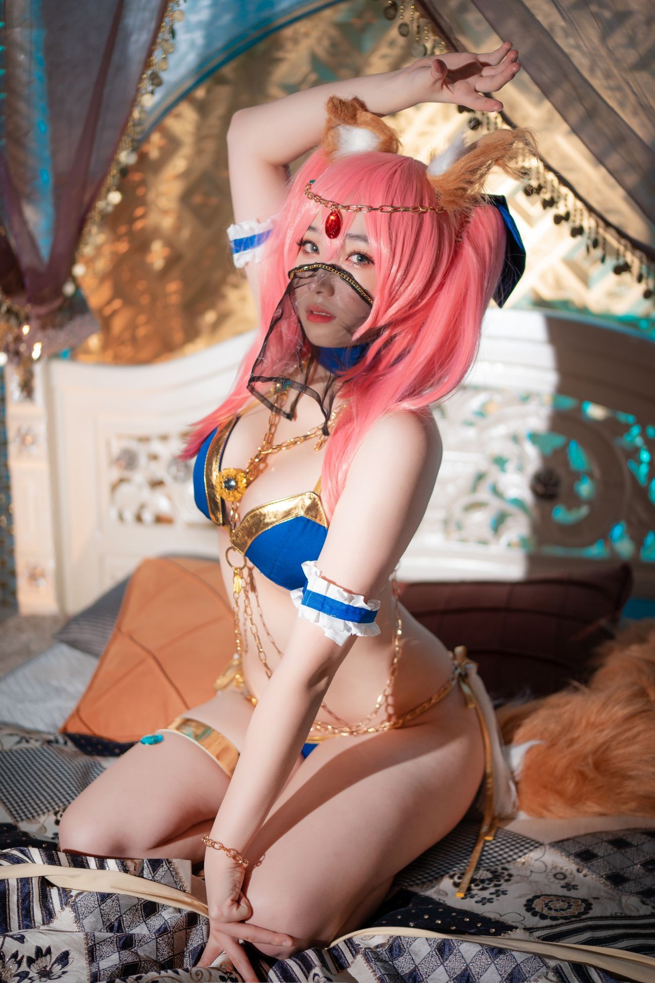 CreamSoda Bambi Cosplay Tamamo&Kama (19)