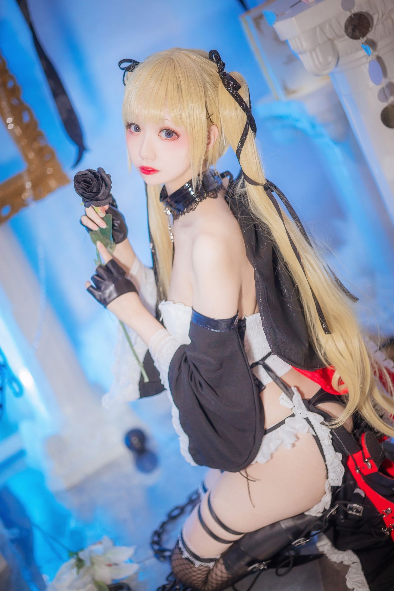 微博美少女小野寺地瓜Cosplay性感写真玛丽萝丝 (26)