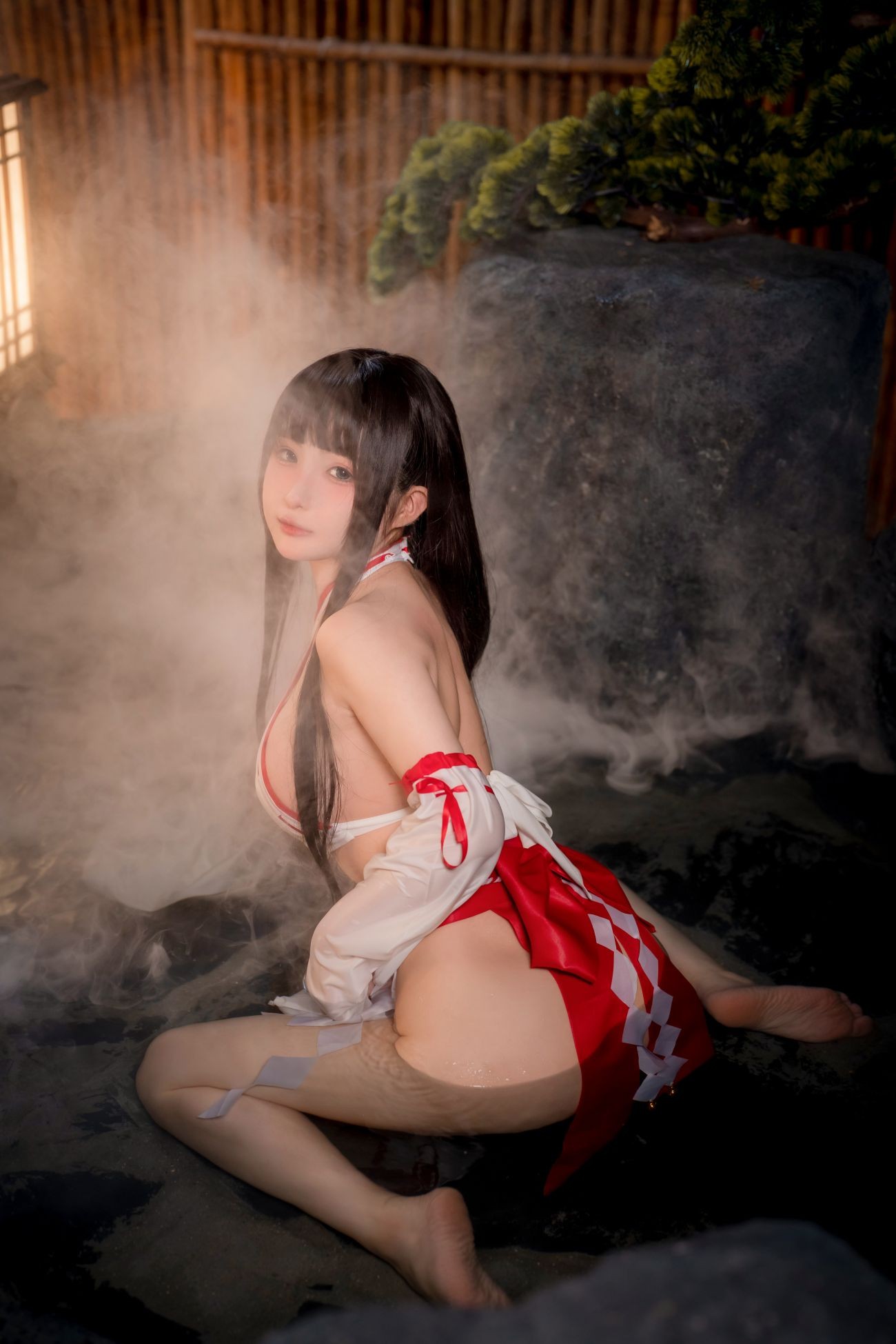 微博美少女桜井宁宁Cosplay性感写真纯洁巫女 (60)