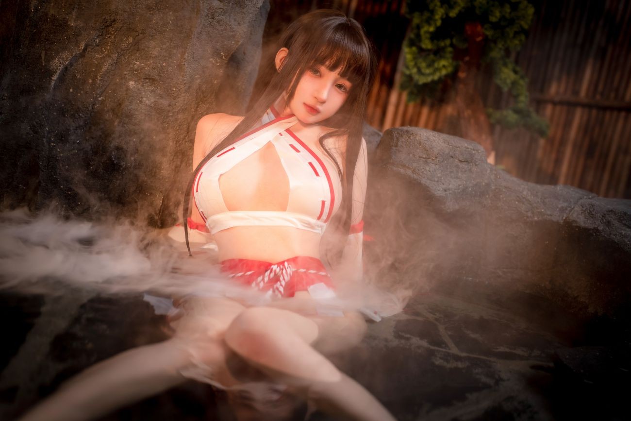 微博美少女桜井宁宁Cosplay性感写真纯洁巫女 (59)