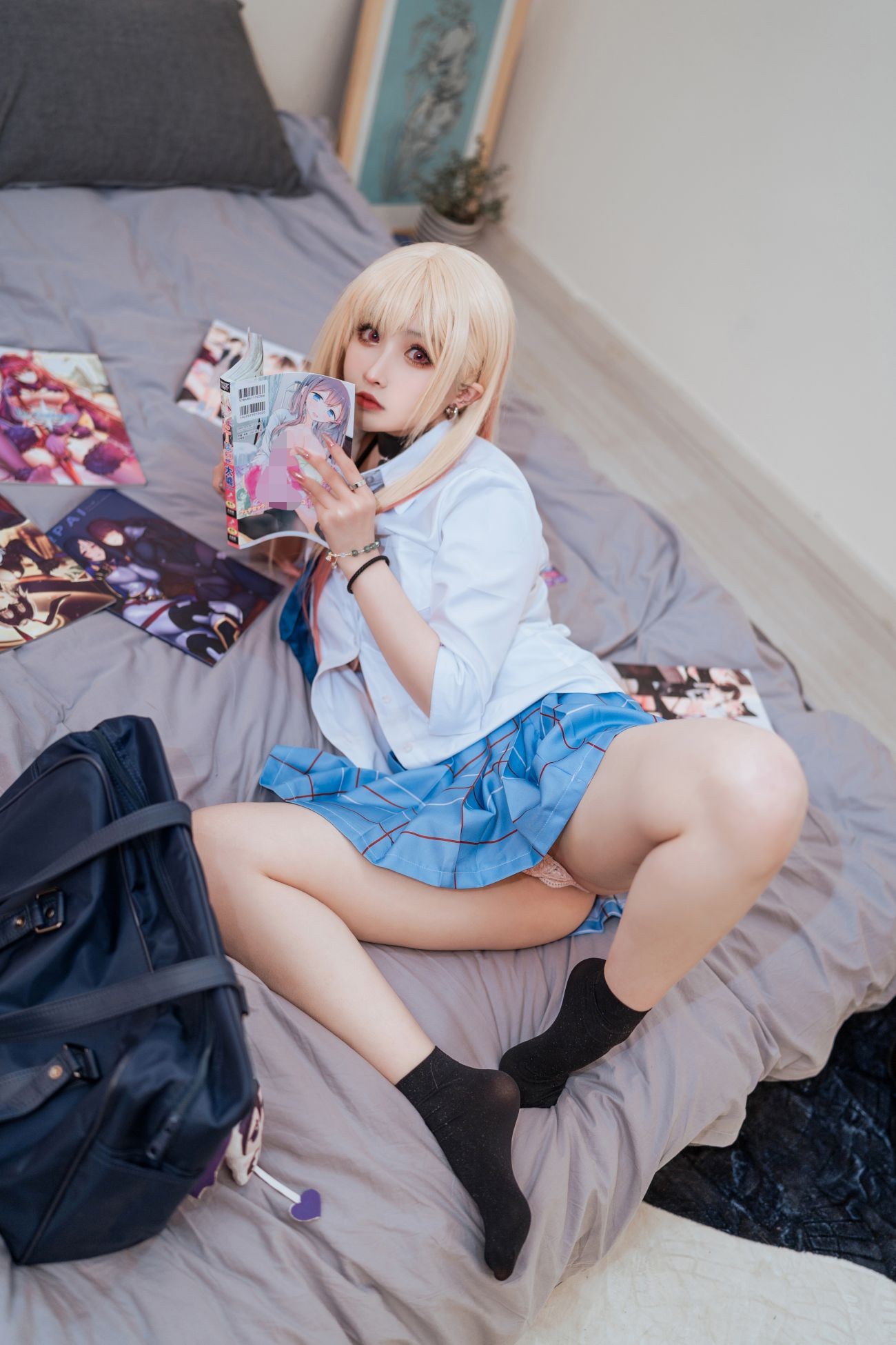 微博美少女肉扣热热子Cosplay性感写真更衣人偶番外纯享版 (9)